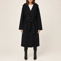 Liesel Belted Double Breasted Long Coat