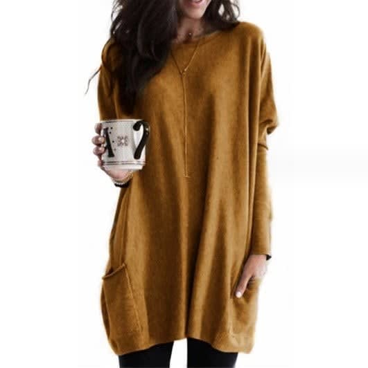 Sabine Longline Tunic Knitted Jumper_9
