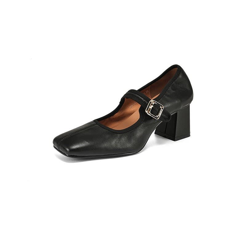 Ilana Square Toe Mary Jane Block Heels_11