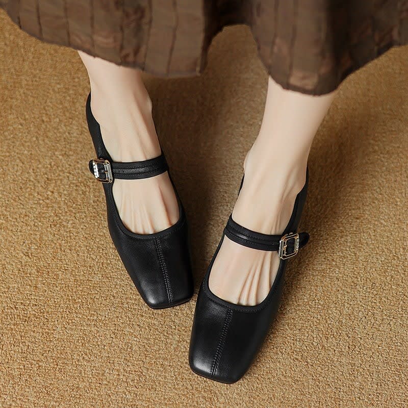 Ilana Square Toe Mary Jane Block Heels_7