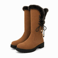 Annika Faux Fur Trim Winter Boots