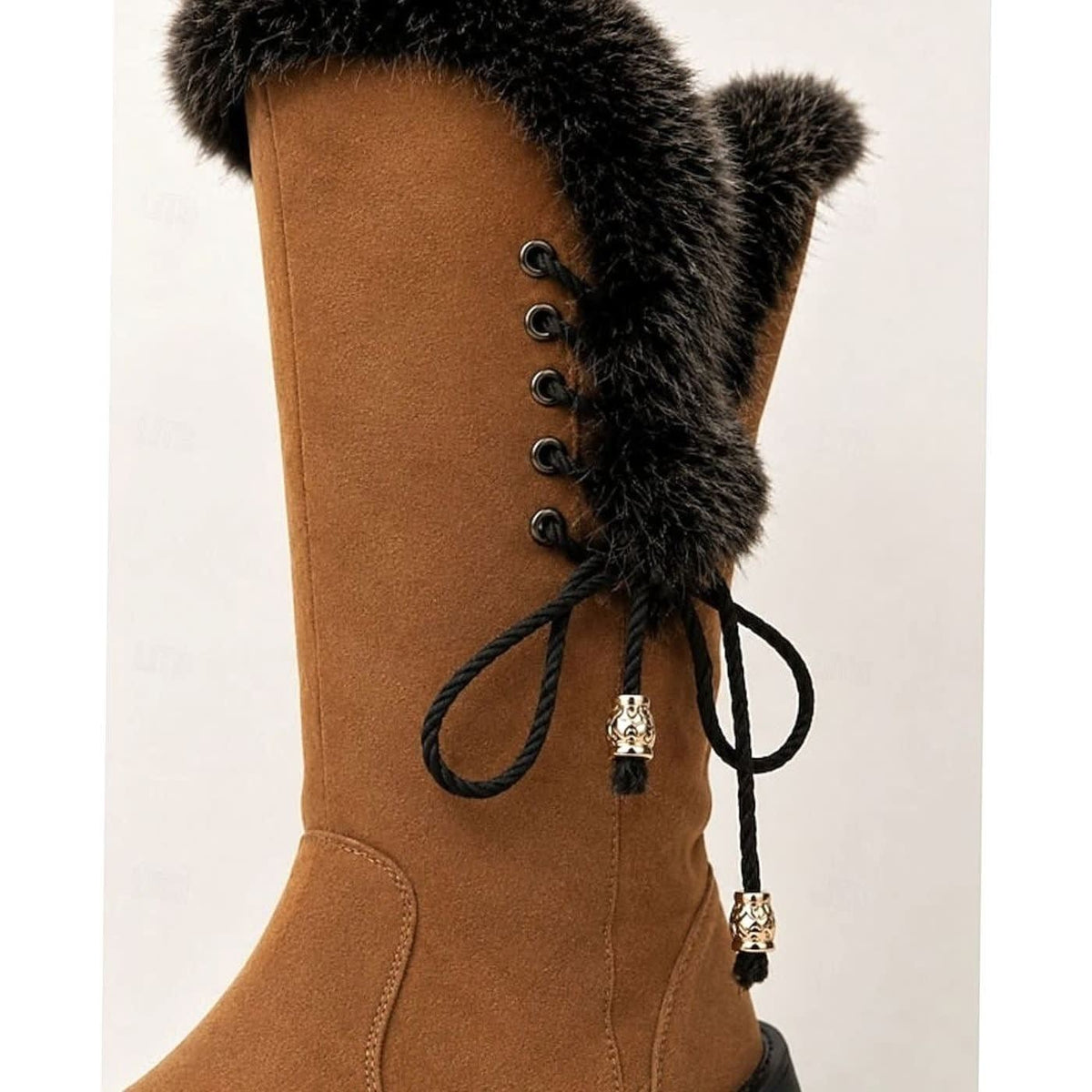 Annika Faux Fur Trim Winter Boots_11