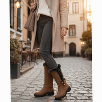 Annika Faux Fur Trim Winter Boots