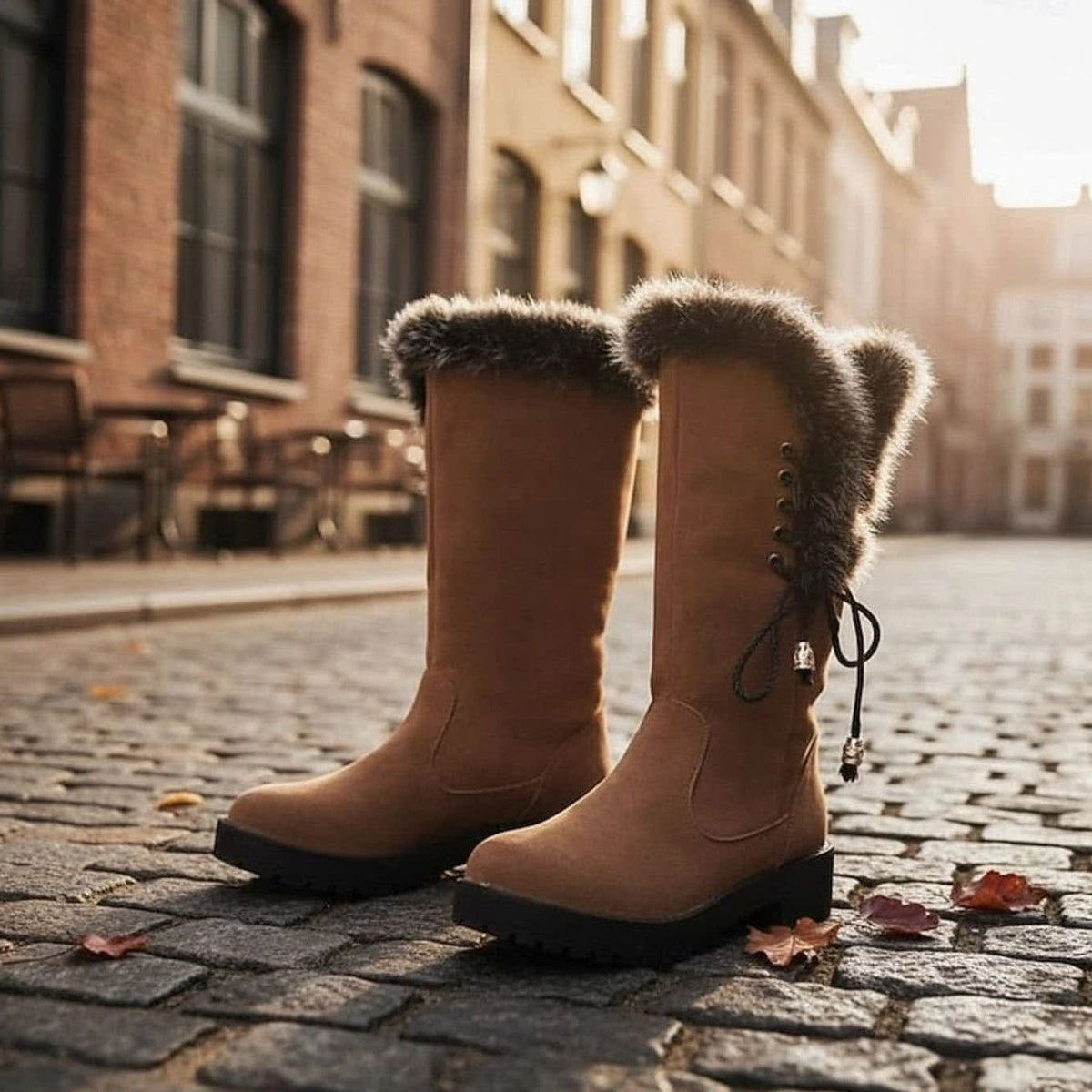 Annika Faux Fur Trim Winter Boots_2