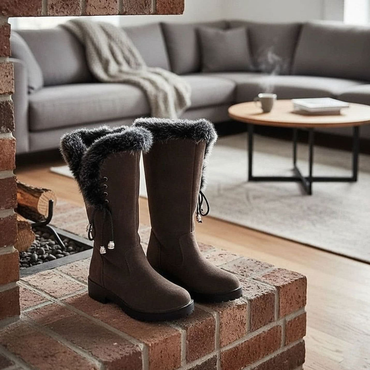 Annika Faux Fur Trim Winter Boots_6