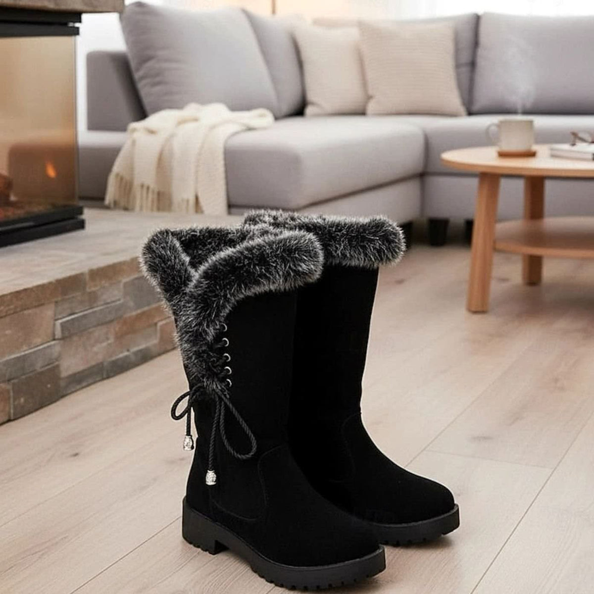 Annika Faux Fur Trim Winter Boots_7