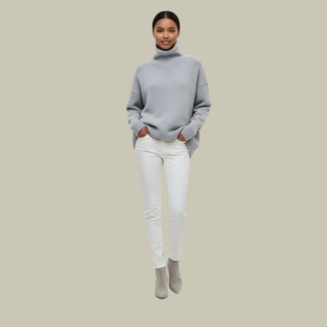 Noelle Relaxed Fit Roll Neck Jumper_1