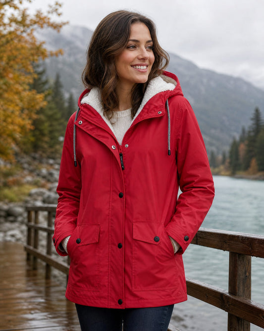 Cecily Sherpa Lined Hooded Parka Coat_1