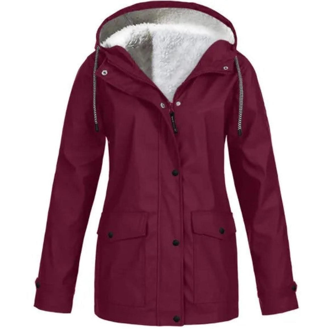 Cecily Sherpa Lined Hooded Parka Coat