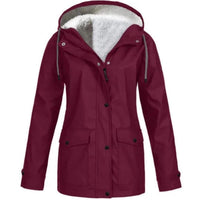 Cecily Sherpa Lined Hooded Parka Coat