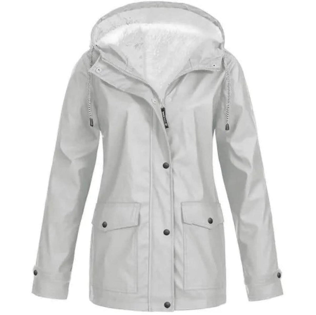 Cecily Sherpa Lined Hooded Parka Coat