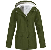 Cecily Sherpa Lined Hooded Parka Coat