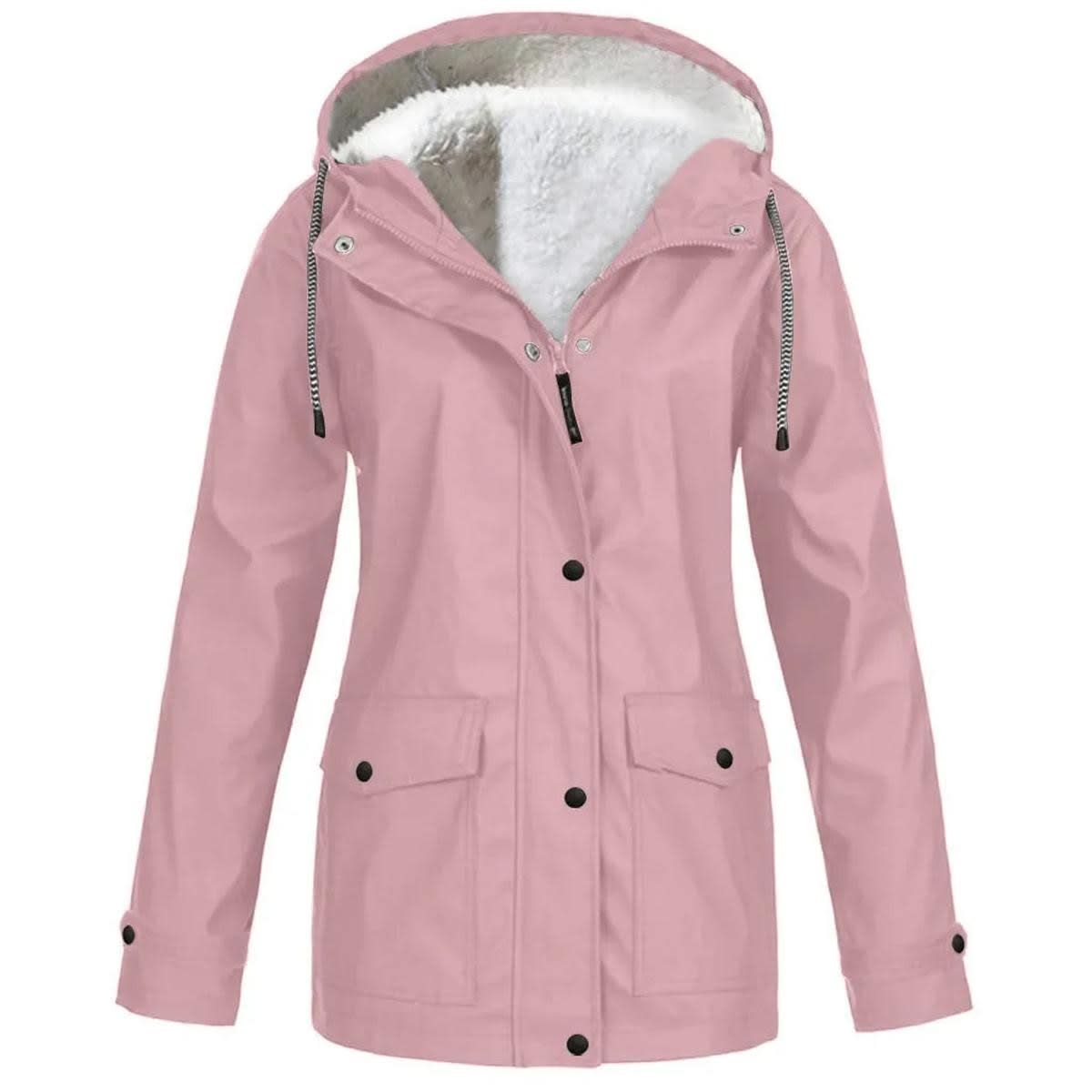 Cecily Sherpa Lined Hooded Parka Coat_7