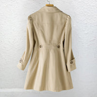Pia Fitted Single Breasted Trench Coat