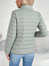 Zephyra Lightweight Stand Collar Puffer Jacket