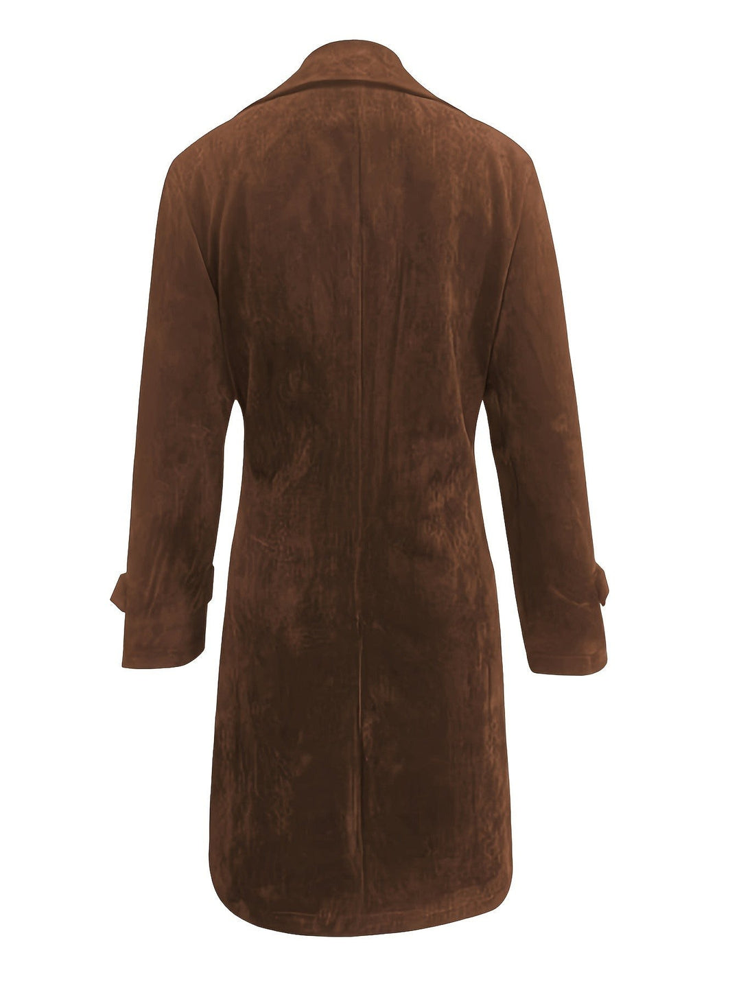 Marisol Faux Suede Longline Winter Coat