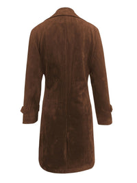 Marisol Faux Suede Longline Winter Coat