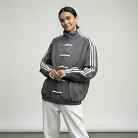 Gilda Retro Frog Button Track Jacket