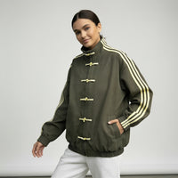 Gilda Retro Frog Button Track Jacket