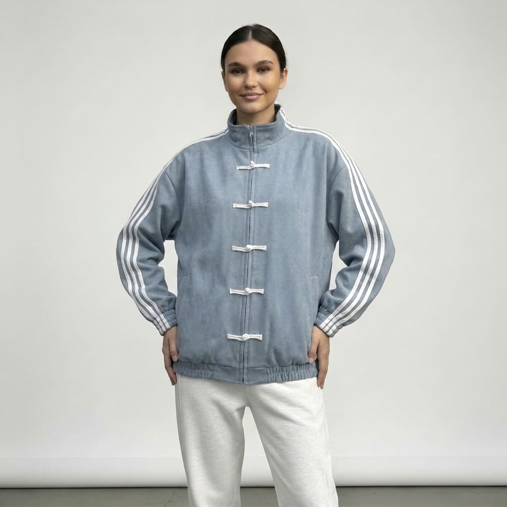 Gilda Retro Frog Button Track Jacket_18