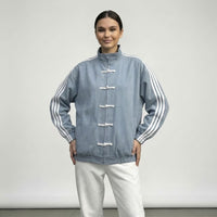 Gilda Retro Frog Button Track Jacket