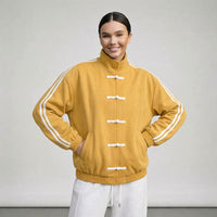 Gilda Retro Frog Button Track Jacket