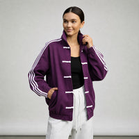 Gilda Retro Frog Button Track Jacket