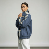 Gilda Retro Frog Button Track Jacket