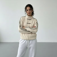 Gilda Retro Frog Button Track Jacket