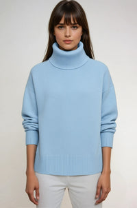 Rosalind Oversized Boxy Roll Neck Jumper