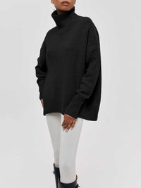Rosalind Oversized Boxy Roll Neck Jumper