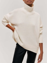 Rosalind Oversized Boxy Roll Neck Jumper